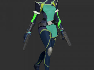 Valorant - Viper 3D 打印模型