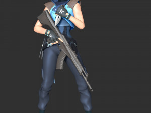 Valorant - Jett Model do druku 3D