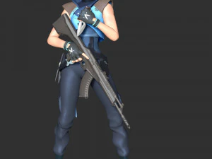 Valorant - Jett 3D Print Model
