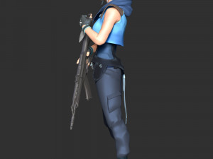 Valorant - Jett Model do druku 3D