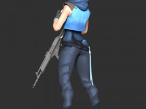 Valorant - Jett Model do druku 3D