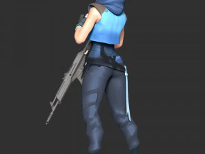 Valorant - Jett 3D Print Model