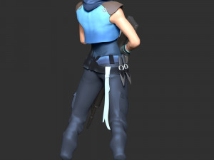 Valorant - Jett Model do druku 3D