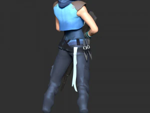 Valorant - Jett 3D Print Model