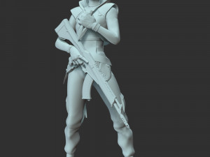 Valorant - Jett Model do druku 3D