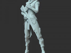 Valorant - Jett 3D Print Model