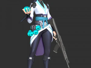 Valorant - Sage 3D Print Model