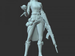 Valorant - Sage 3D Print Model