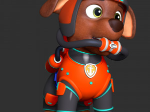 Zuma Scuba - The Movie Model Cetak 3D