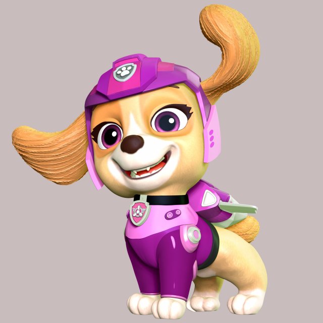 Skye Pilot - The Movie 3D Baskı Modeli .c4d .max .obj .3ds .fbx .stl .blend 