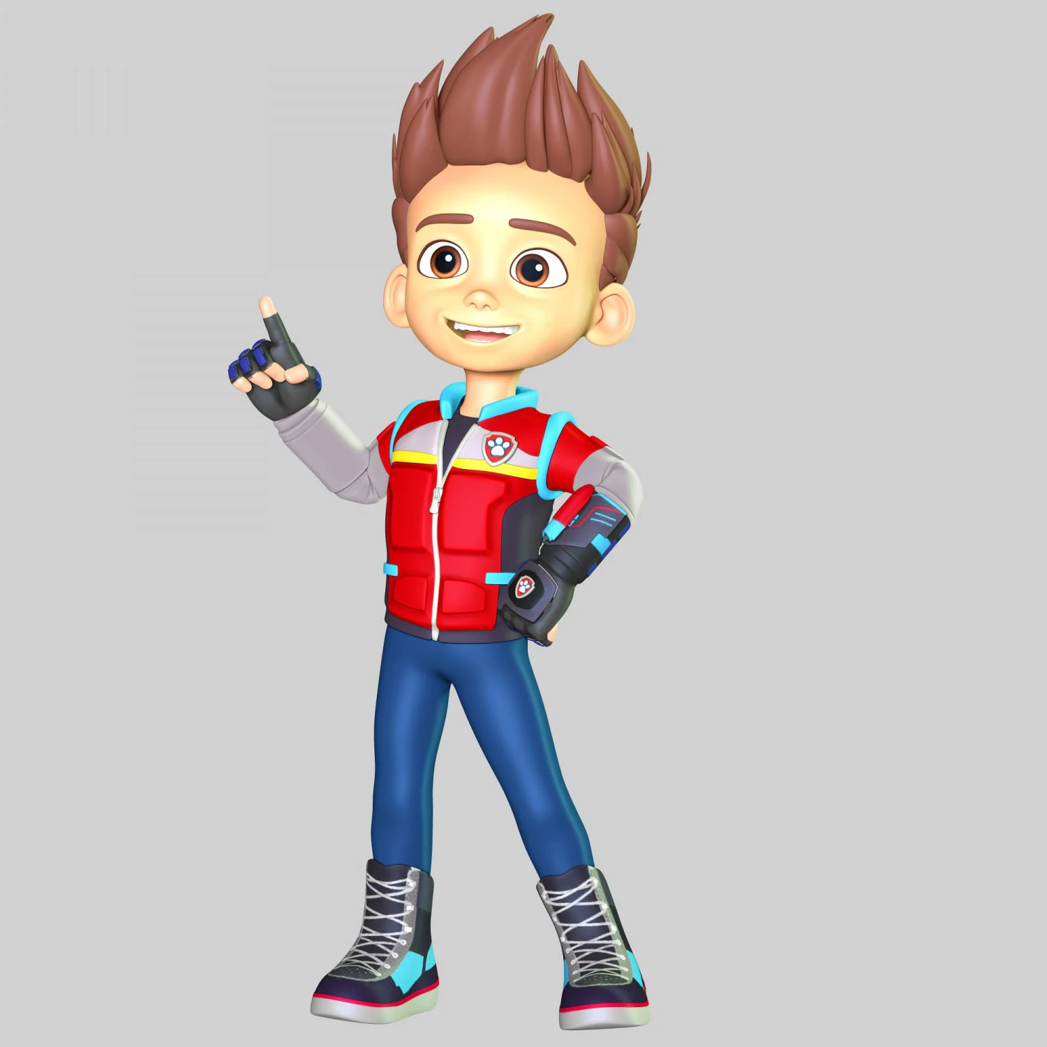 Ryder - The Movie 3D Print Model .c4d .max .obj .3ds .fbx .stl .blend