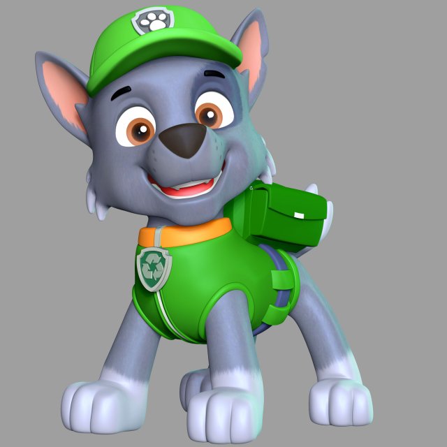 Rocky Rescue Uniform 3D 프린트 모델 .c4d .max .obj .3ds .fbx .stl .blend 