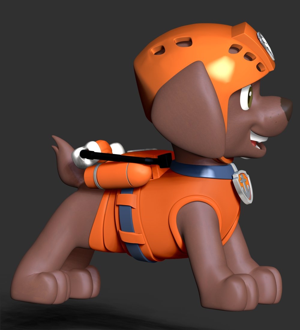 Zuma - Paw Patrol 3D Print Model by lovemodel