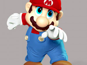 Супер Маріо 3D Принт Модель