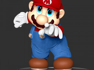 The Super Mario 3D-Druckmodell
