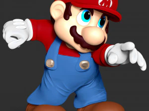 The Super Mario 3D Print Model