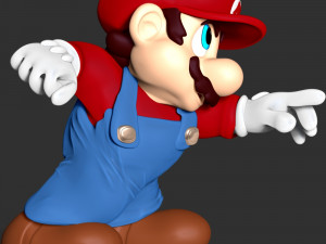 The Super Mario 3D-Druckmodell