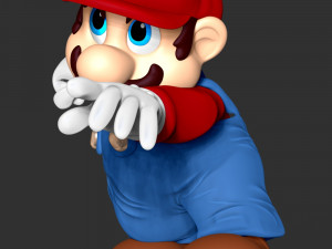 The Super Mario 3D-Druckmodell