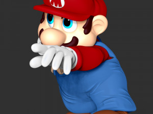 The Super Mario 3D-Druckmodell