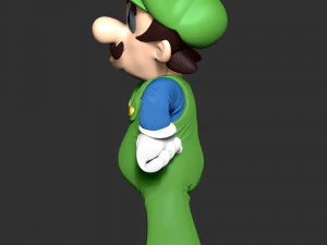 Luigi - The Super Mario 3D Print Model