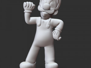 Luigi - The Super Mario 3D 프린트 모델