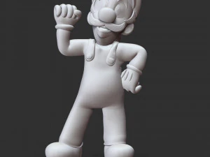 Luigi - The Super Mario 3D Print Model