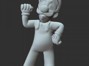 Luigi - The Super Mario 3D 프린트 모델