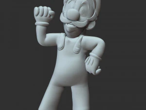 Luigi - The Super Mario 3D Print Model