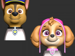 Keycap Chase Skye - Paw Patrol 3D 打印模型