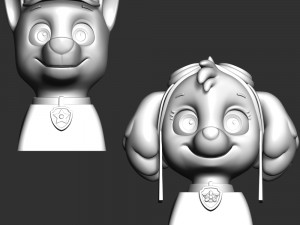 Keycap Chase Skye - Paw Patrol 3D 打印模型