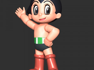 Astro Boy Fan Art 3D-Druckmodell