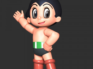 Astro Boy Fan Art 3D-Druckmodell