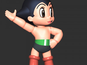 Astro Boy Fan Art 3D-Druckmodell