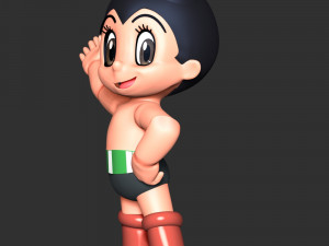 Astro Boy Fan Art 3D-Druckmodell