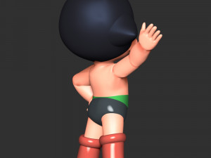 Astro Boy Fan Art 3D-Druckmodell
