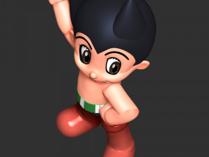Astro Boy Fan Art 3D-Druckmodell