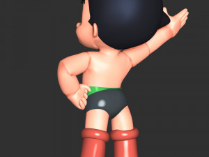 Astro Boy Fan Art 3D-Druckmodell