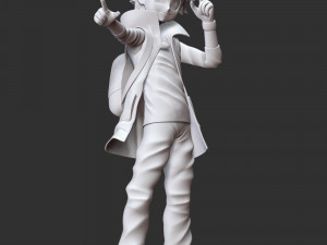 Red Pokemon Model Cetak 3D