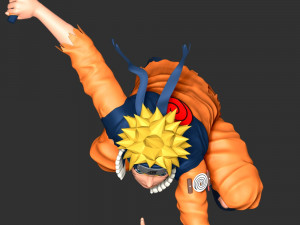 Naruto Fan Art 3Dプリントモデル