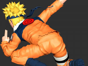 Naruto Fan Art 3Dプリントモデル