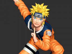Naruto Fan Art 3Dプリントモデル