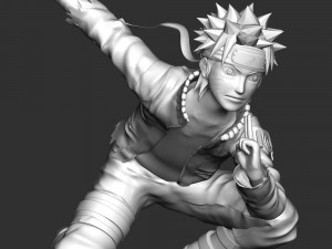 Naruto Fan Art 3Dプリントモデル