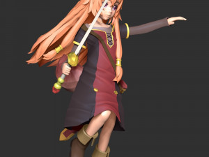 Child Raphtalia - The Rising of the Shield Hero 3D Druckmodell