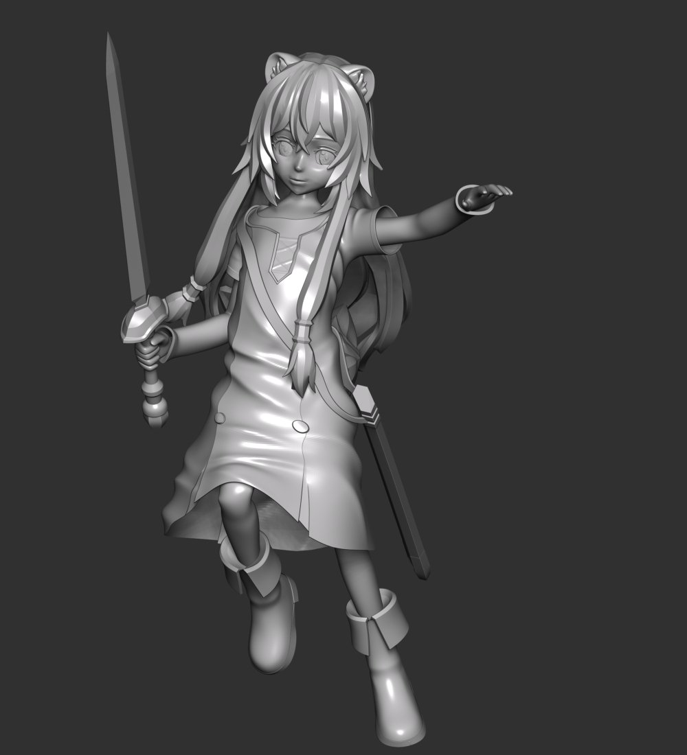 STL file RAPHTALIA FOR 3D PRINT nfsw 🫦・3D printer model to download・Cults