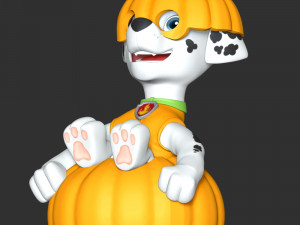 Marshall Halloween - Paw Patrol 3D 프린트 모델