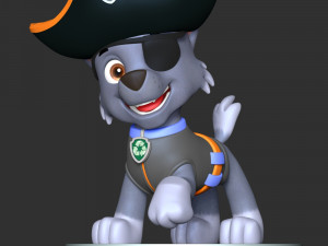 Rocky Halloween - Paw Patrol 3D Print Model