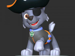 Rocky Halloween - Paw Patrol 3D Print Model