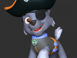 Rocky Halloween - Paw Patrol 3D Print Model