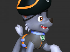 Rocky Halloween - Paw Patrol 3D Print Model