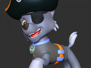 Rocky Halloween - Paw Patrol 3D Print Model